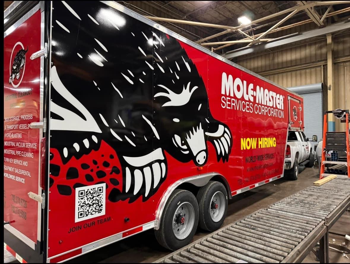 Mole-Master Services trailer wrap